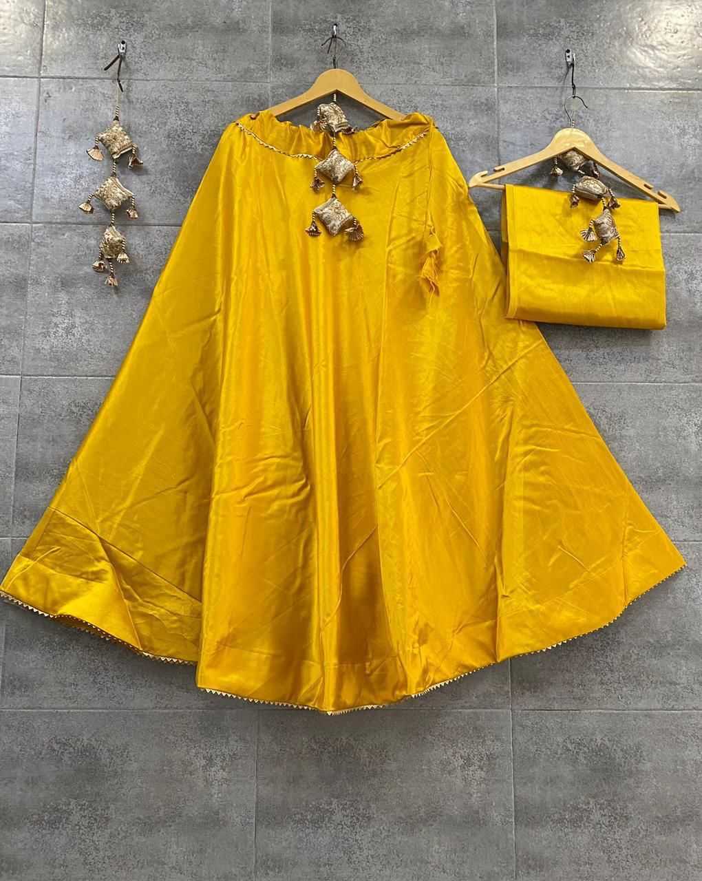 Gajji Silk Rajwada Lehenga