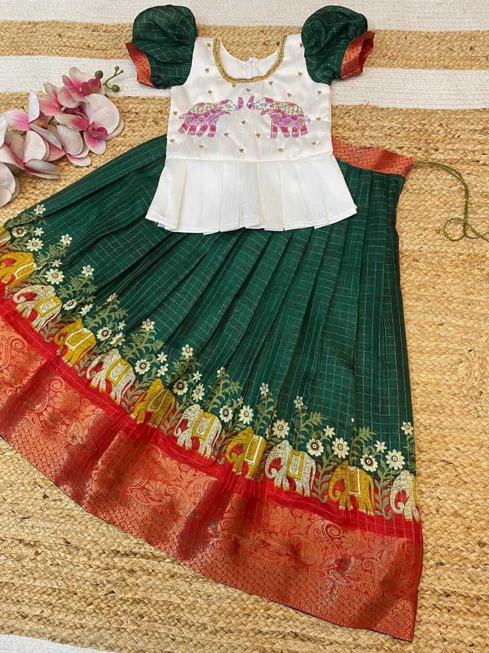 Dola Silk Kids Lehenga