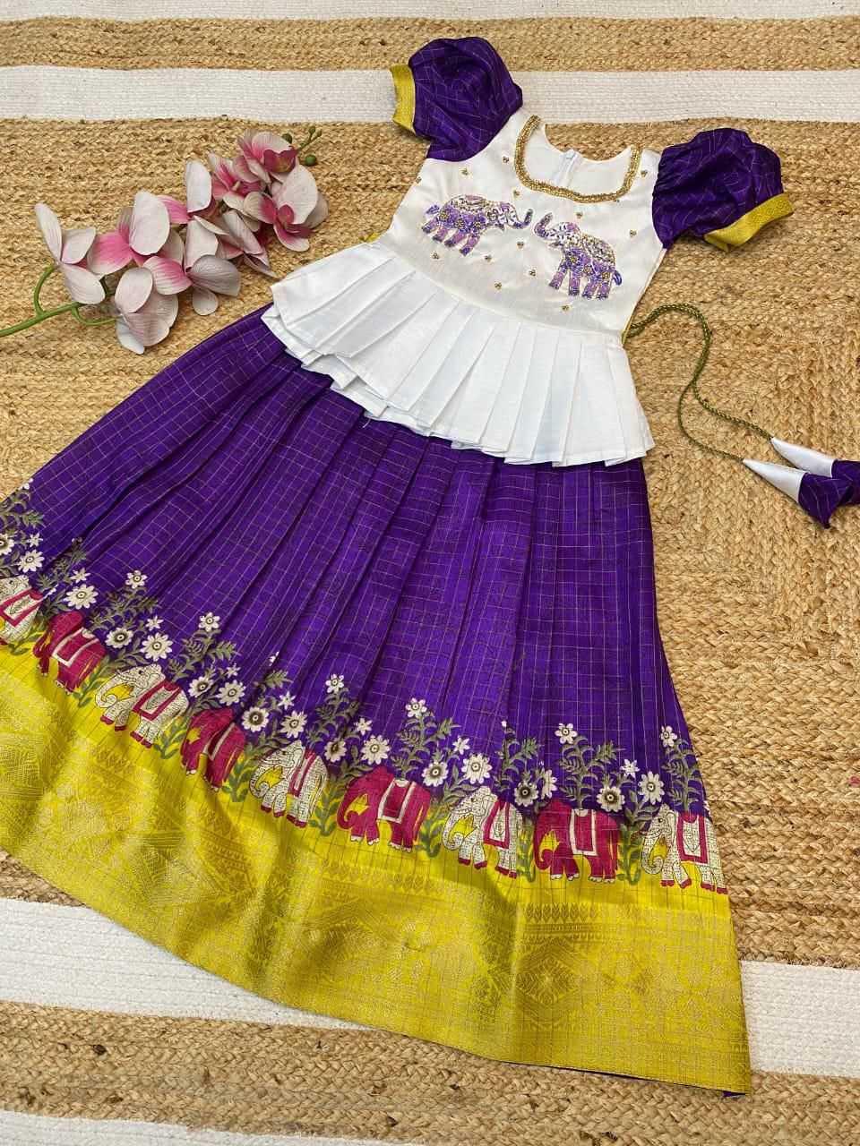 Dola Silk Kids Lehenga