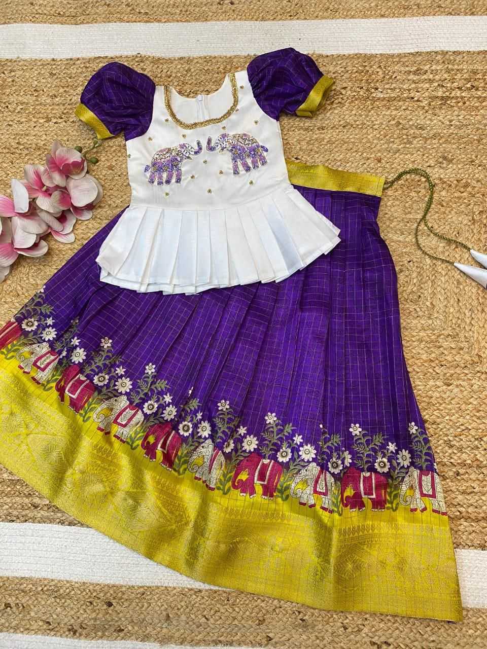 Dola Silk Kids Lehenga