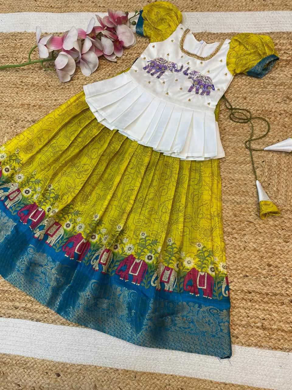 Dola Silk Kids Lehenga