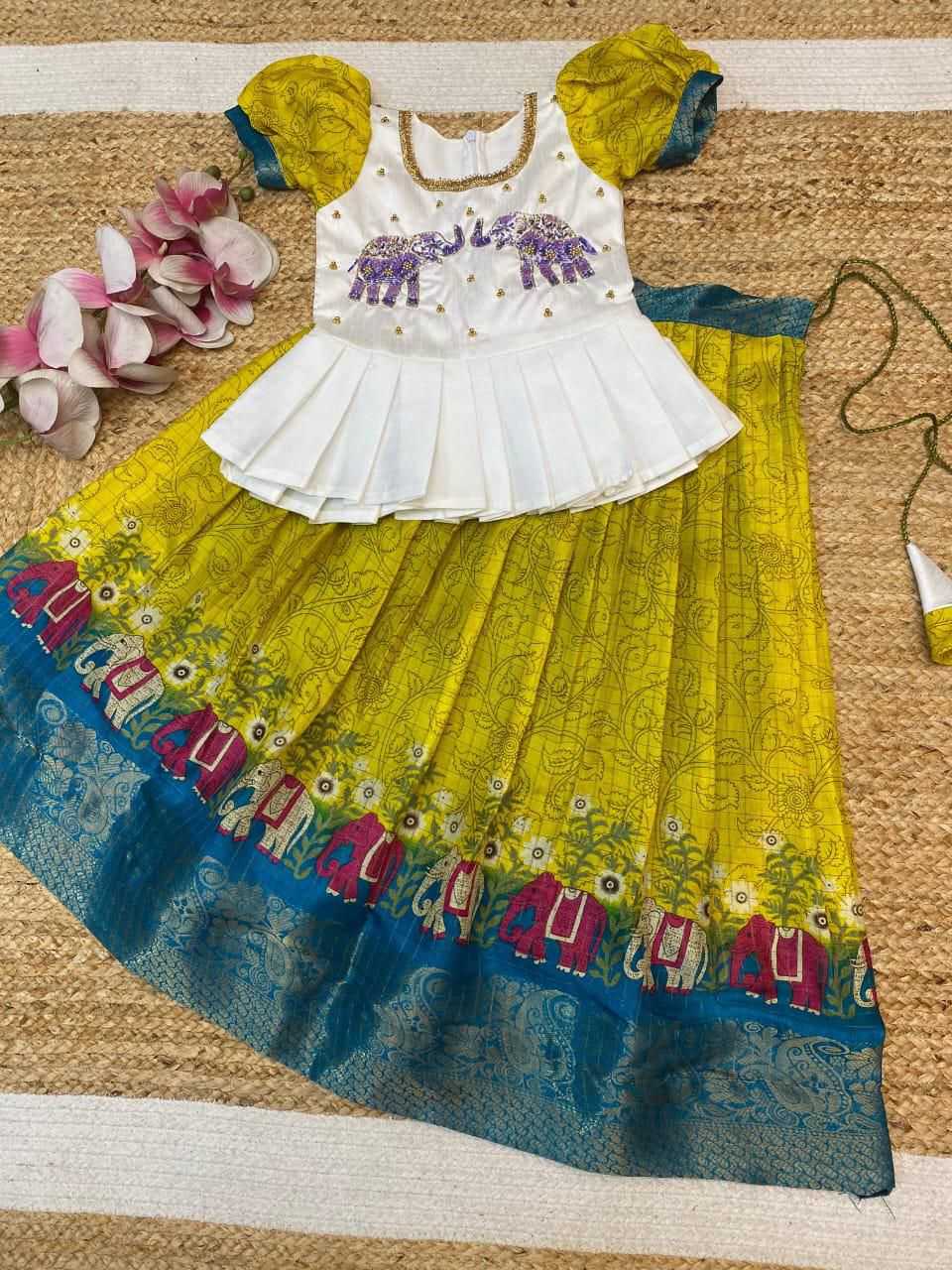 Dola Silk Kids Lehenga