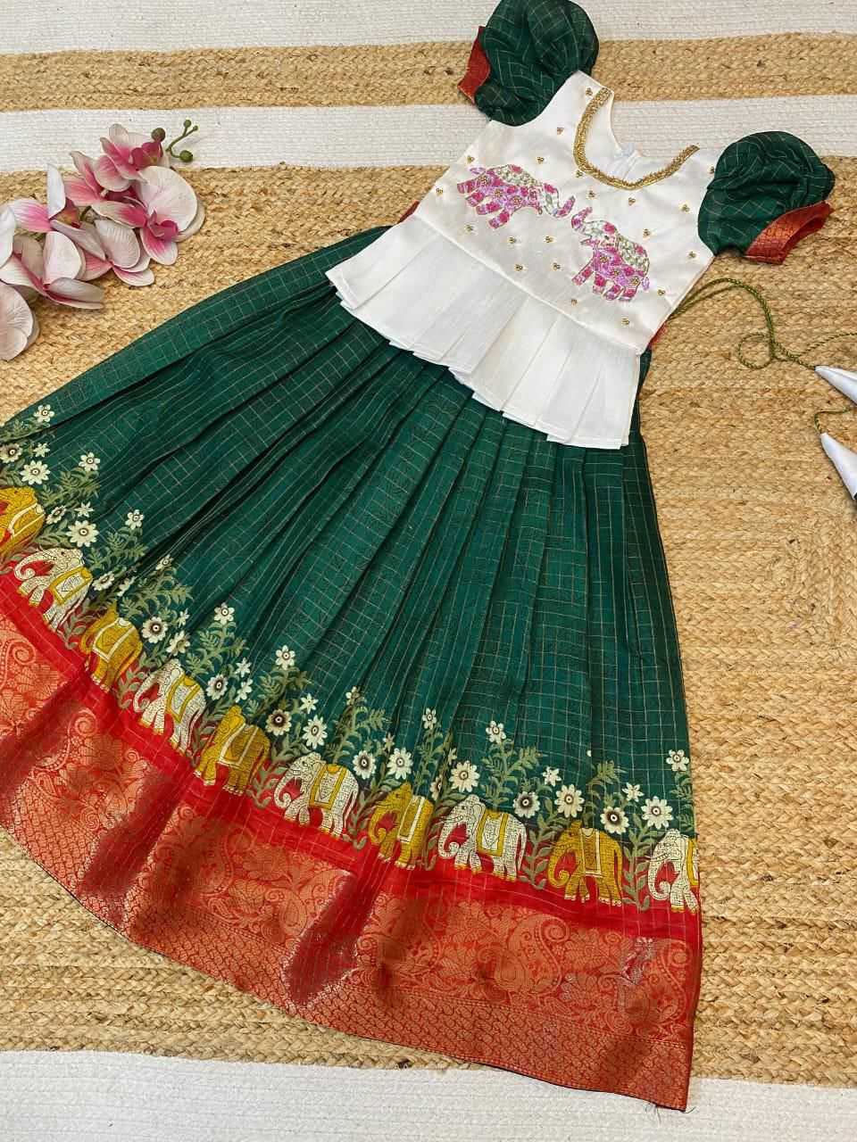 Dola Silk Kids Lehenga
