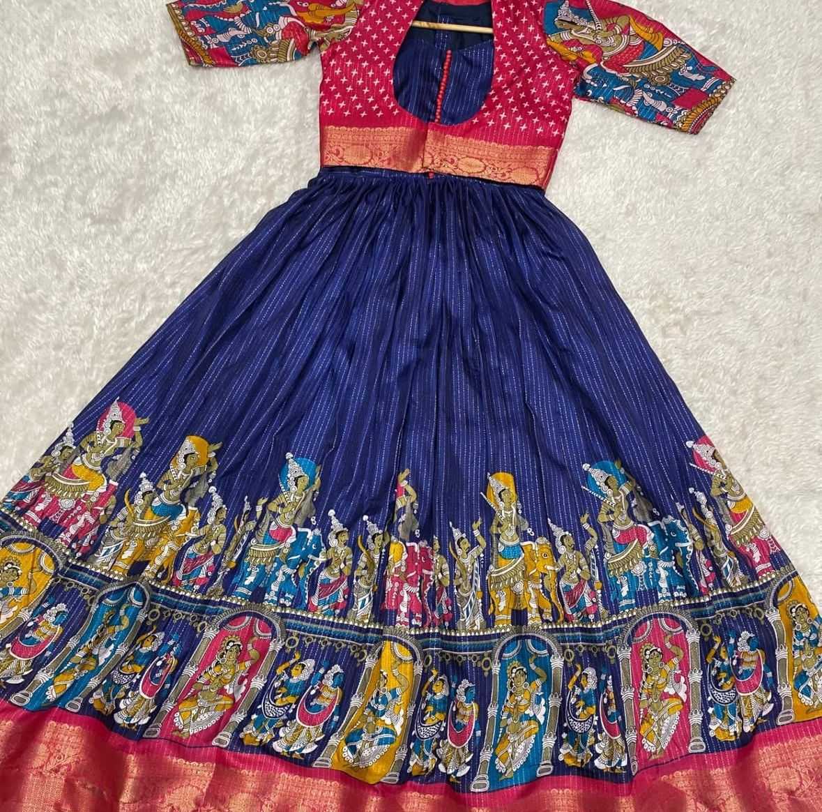 Dola Silk Printed Gown