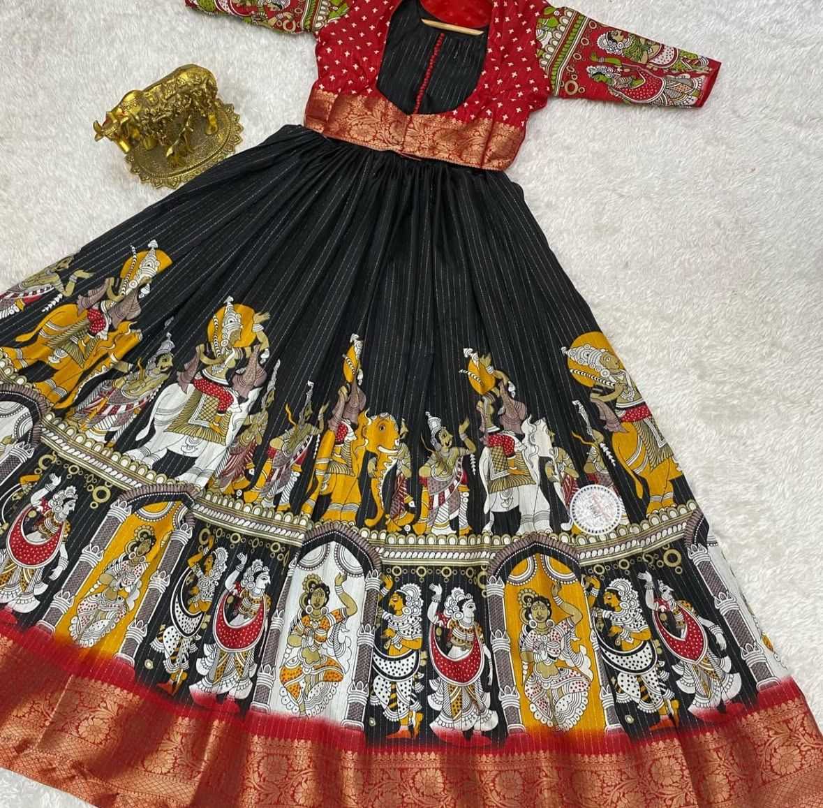 Dola Silk Printed Gown