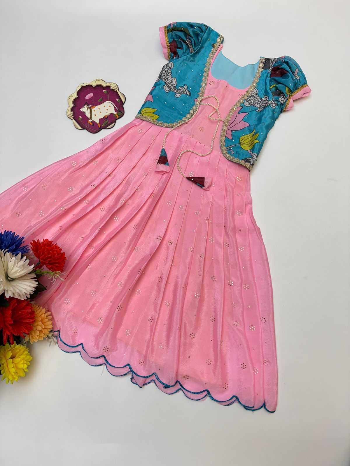 Chinon Silk Kids Lehenga