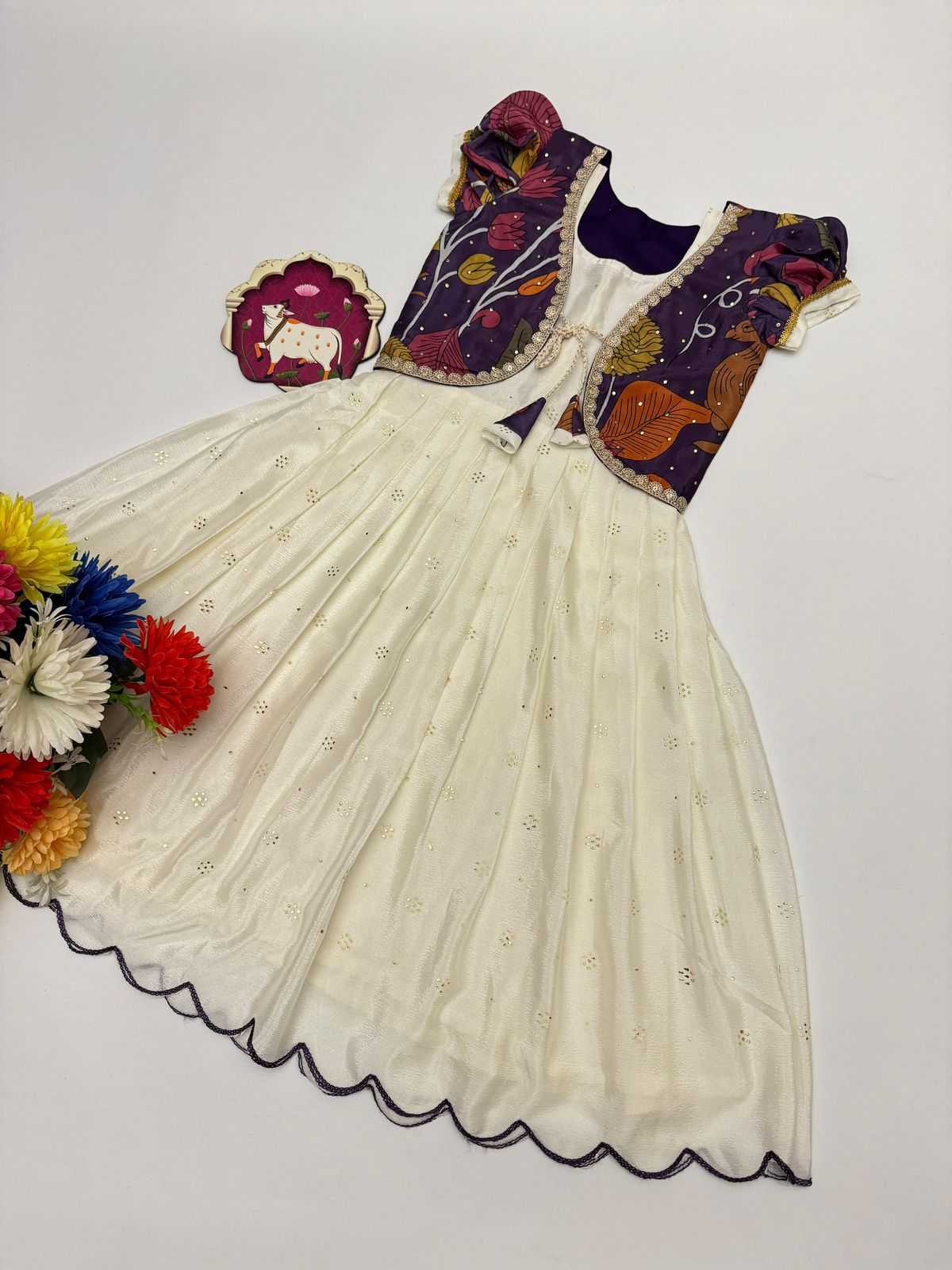Chinon Silk Kids Lehenga