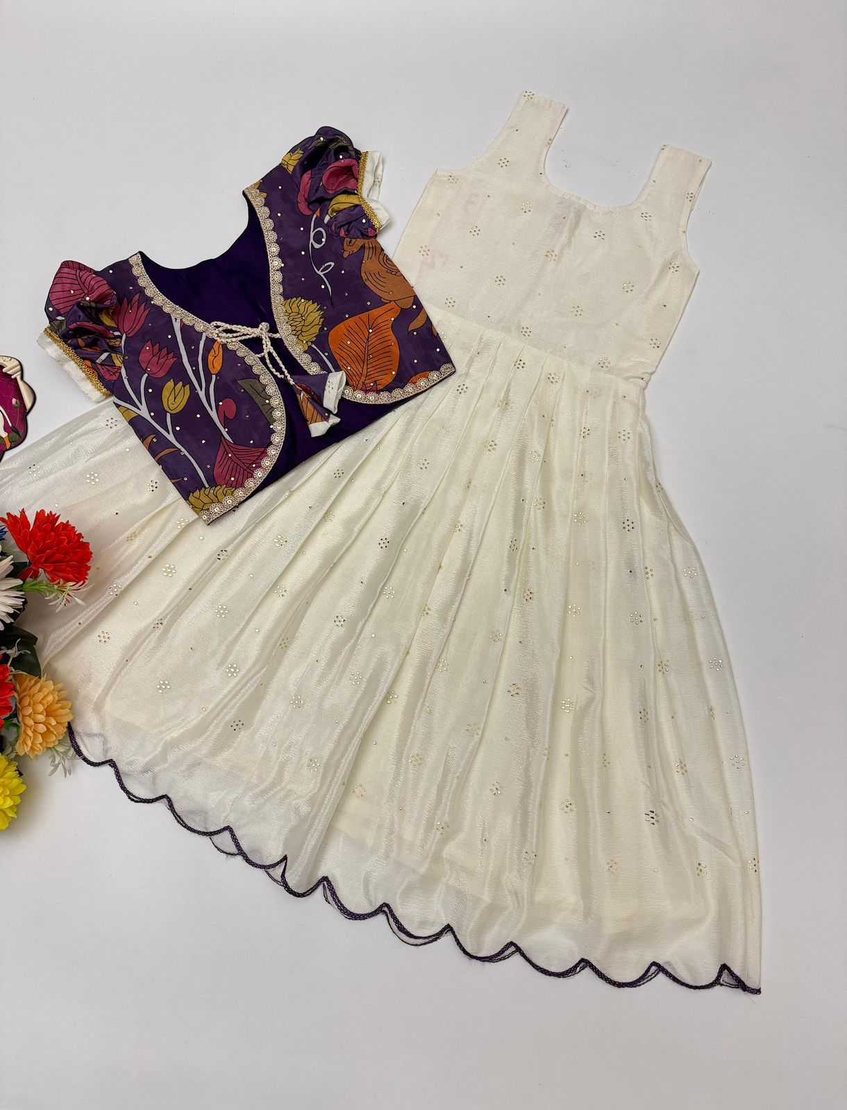 Chinon Silk Kids Lehenga