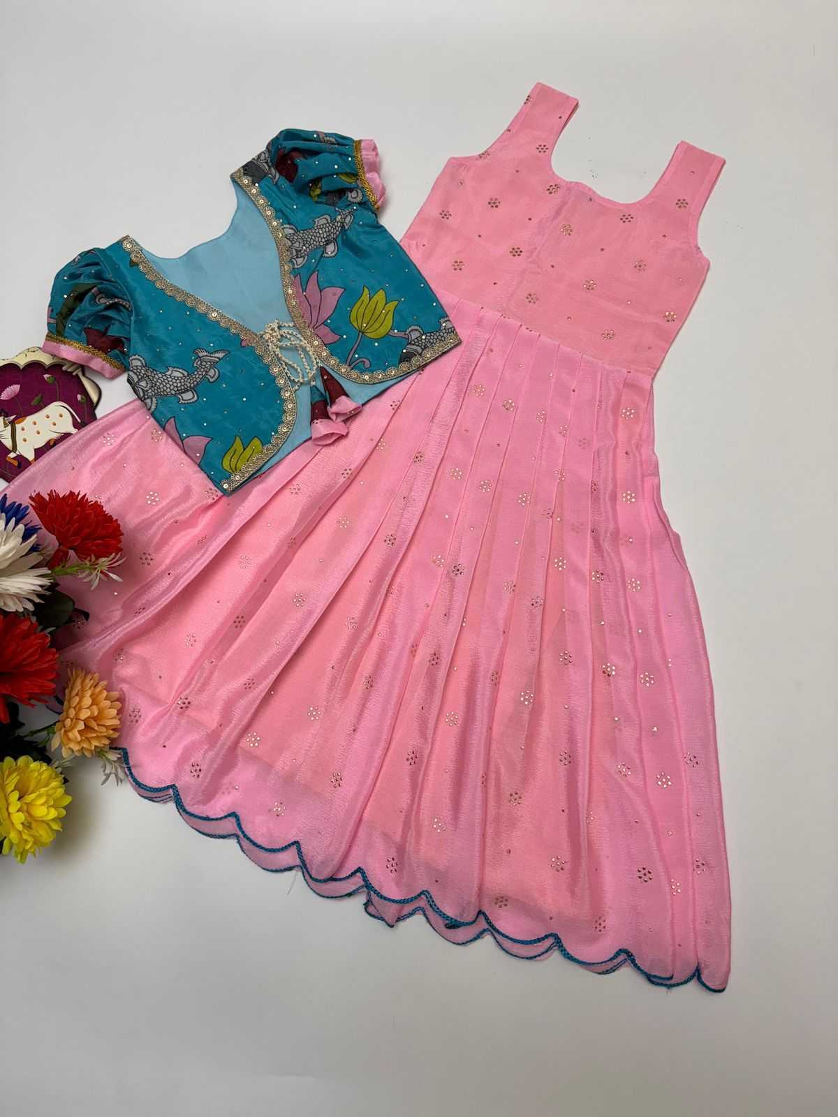 Chinon Silk Kids Lehenga