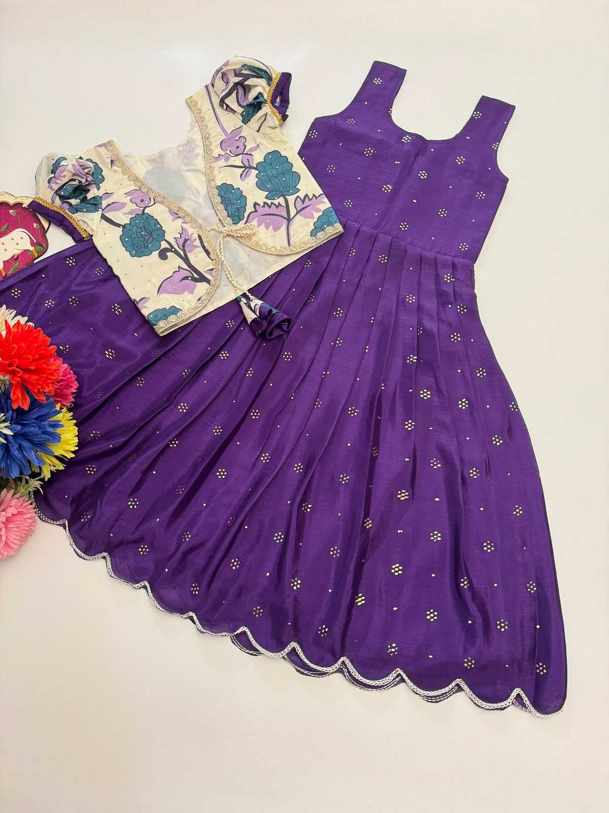 Chinon Silk Kids Lehenga