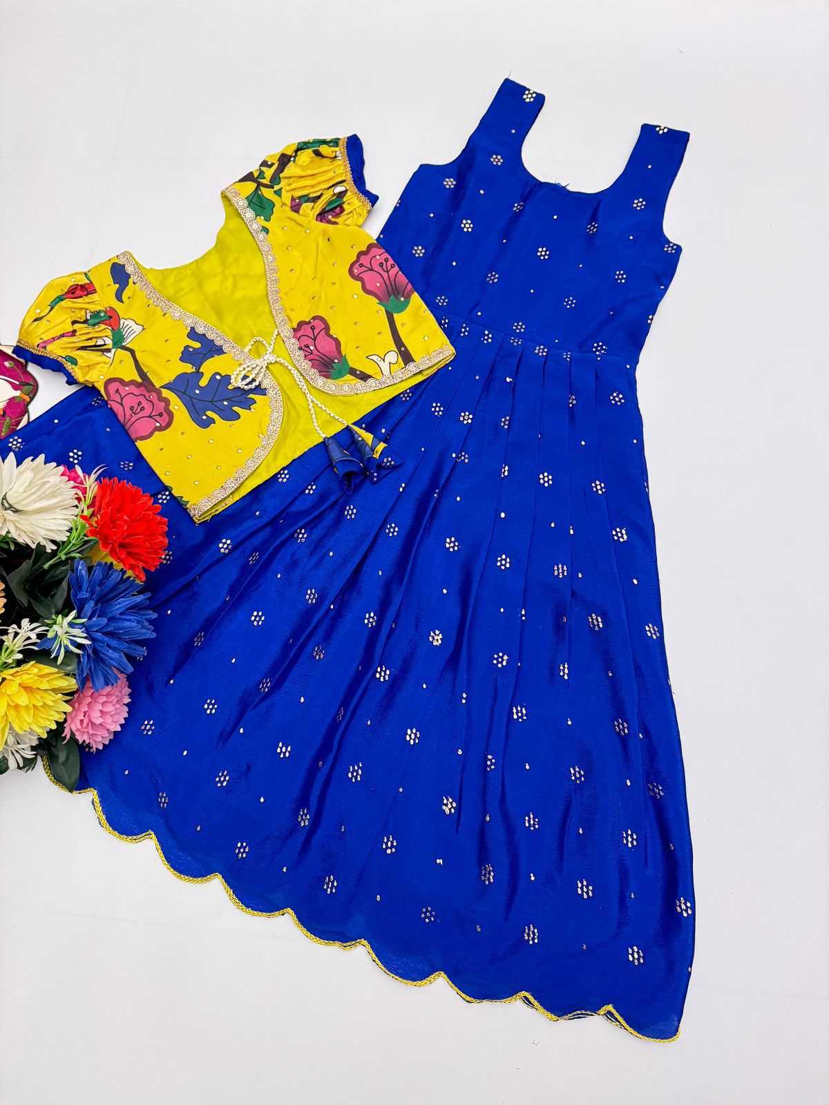 Chinon Silk Kids Lehenga