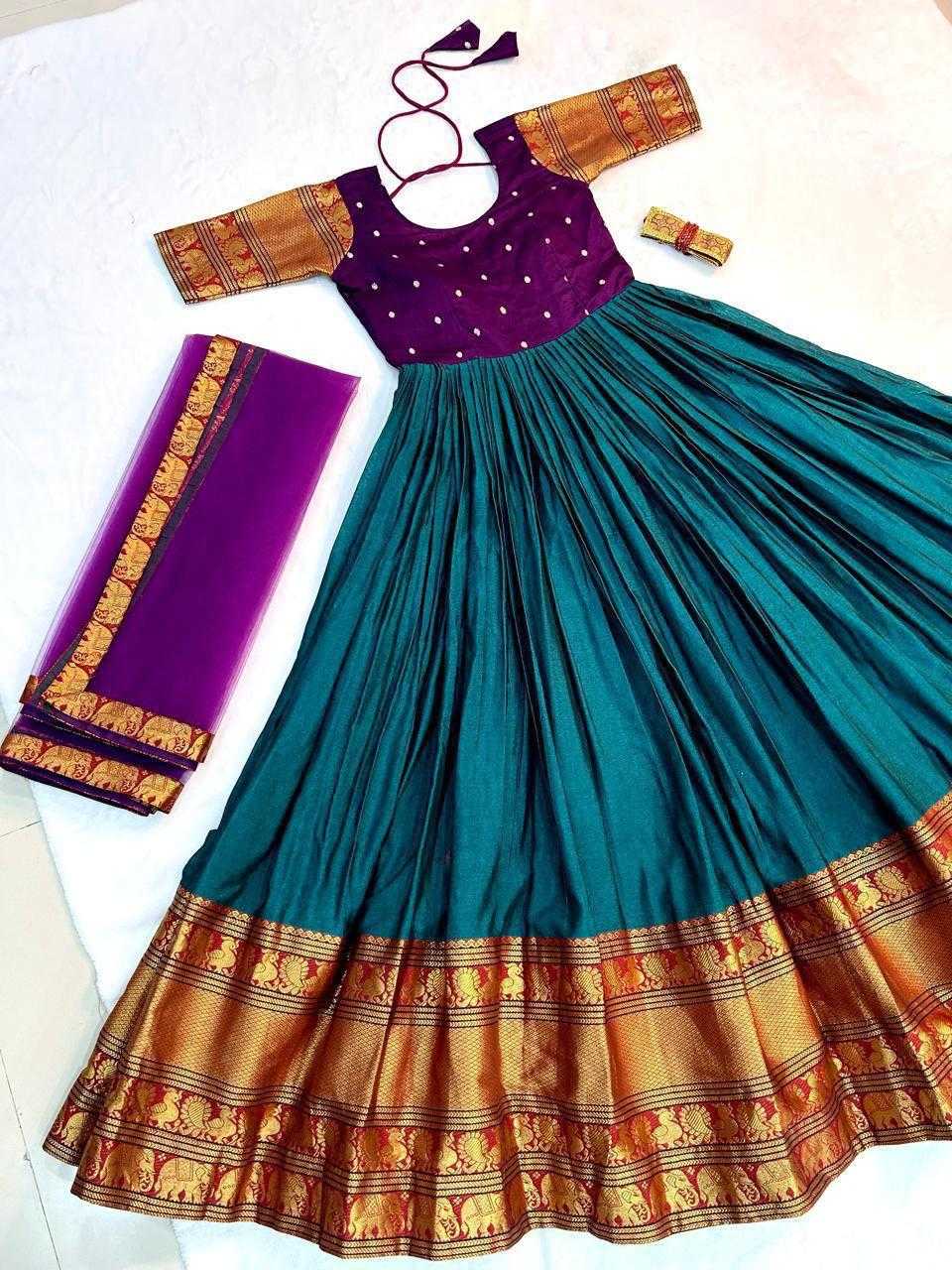 Akshara Pure Soft Shiffon Kids Gown