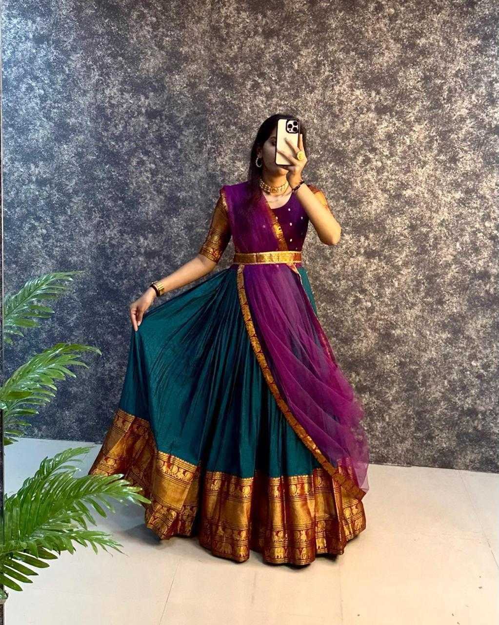 Akshara Pure Soft Shiffon Kids Gown