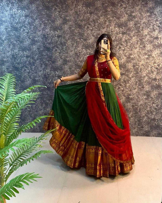 Akshara Pure Soft Shiffon Kids Gown