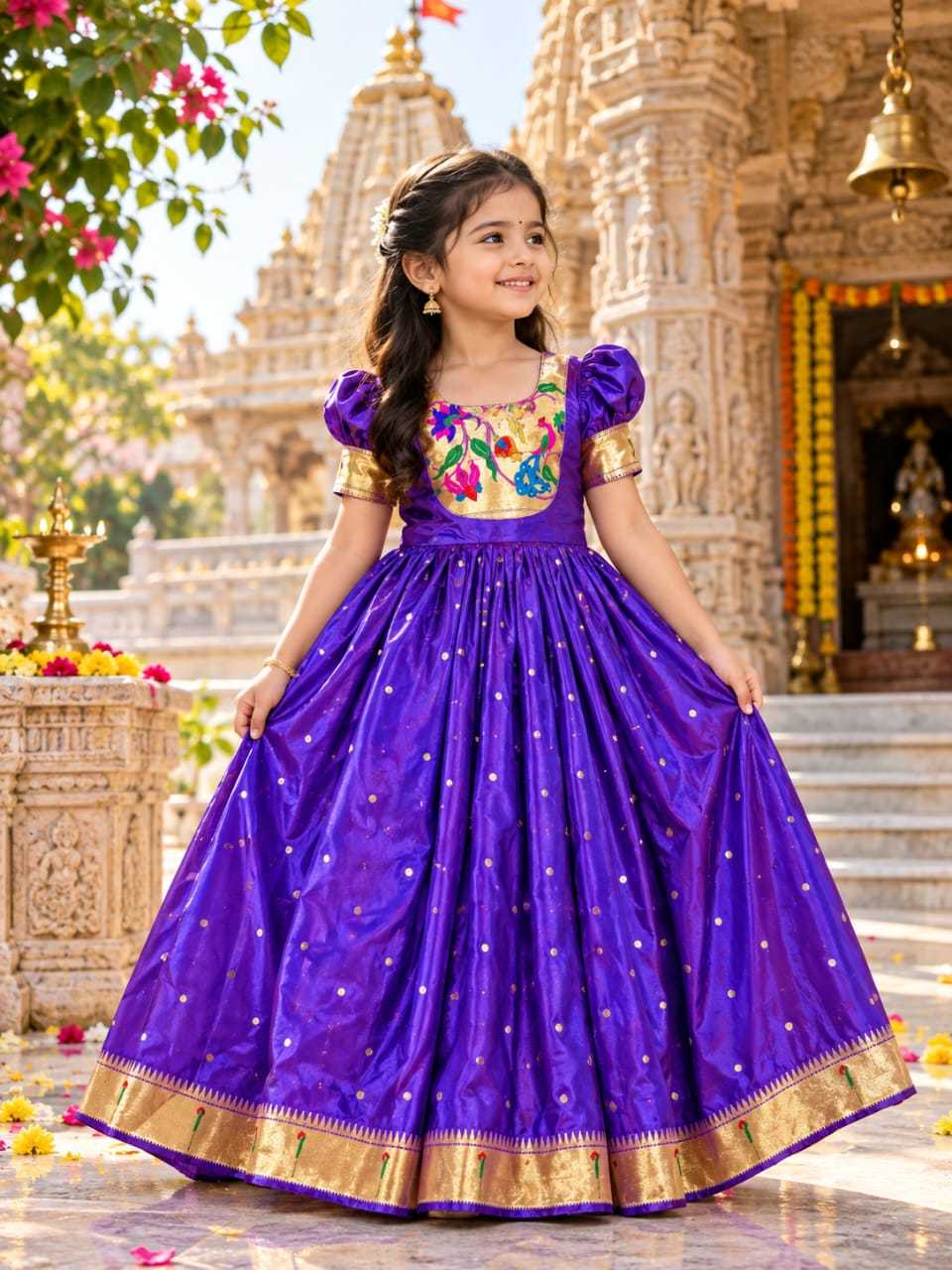 Ananya Heavy Crepe Kids Gown
