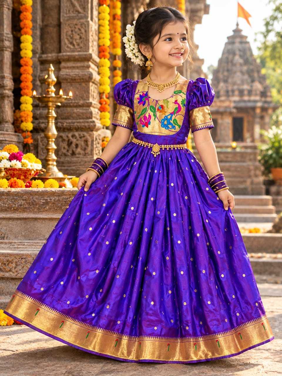 Ananya Heavy Crepe Kids Gown
