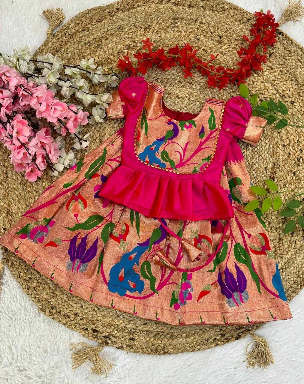 Anya Heavy Crepe Kids Lehenga