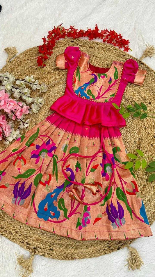 Anya Heavy Crepe Kids Lehenga