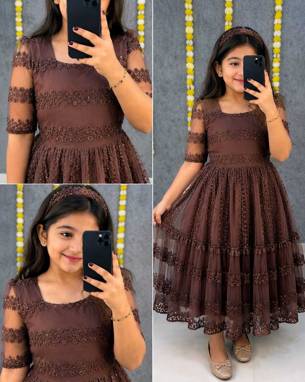 Embroidery Gown