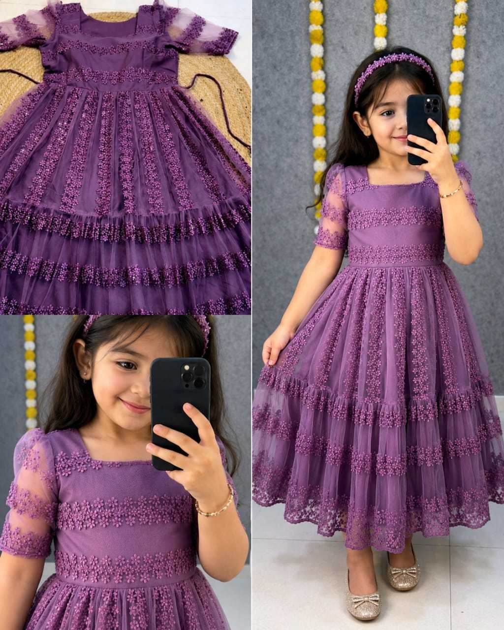 Embroidery Gown
