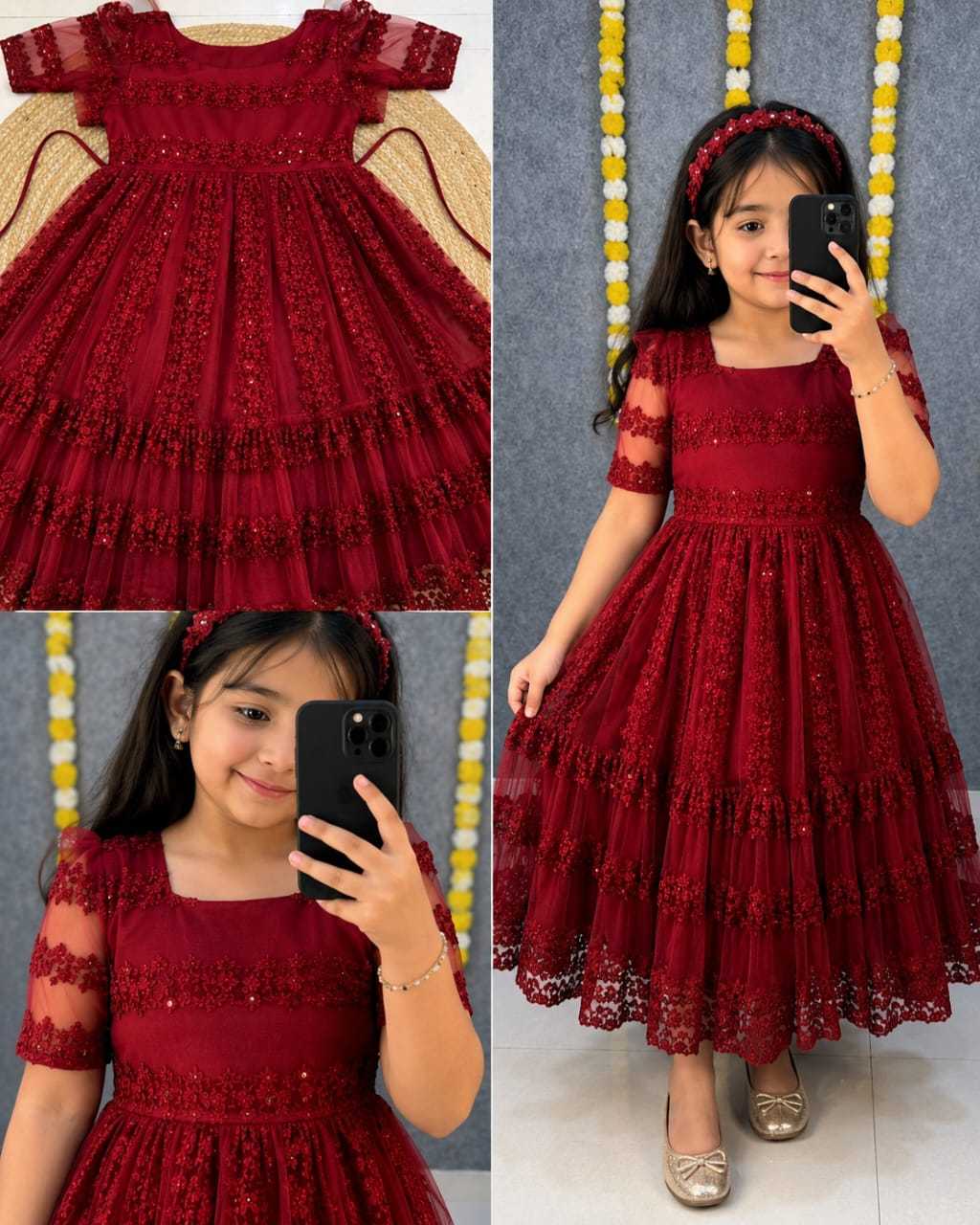 Embroidery Gown