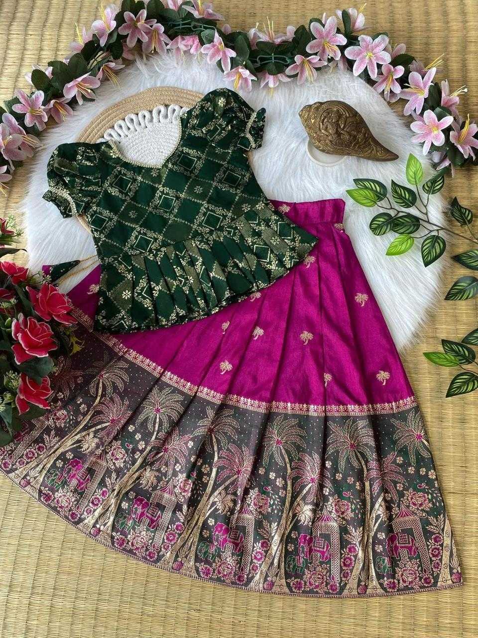 Dola Silk Kids Lehenga