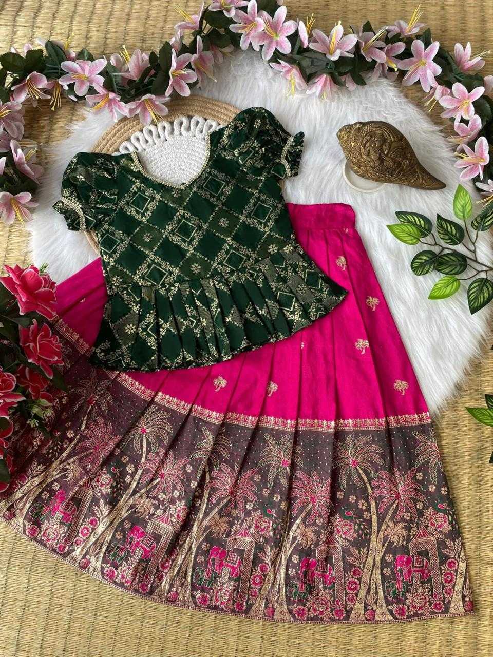 Dola Silk Kids Lehenga