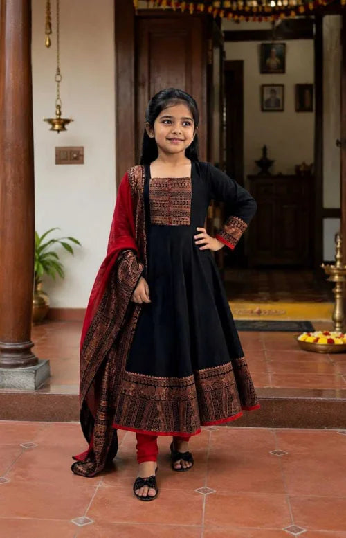 Pakhi Cotton Kids Gown