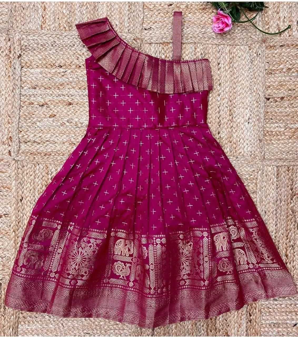 Jacquard Kids Gown