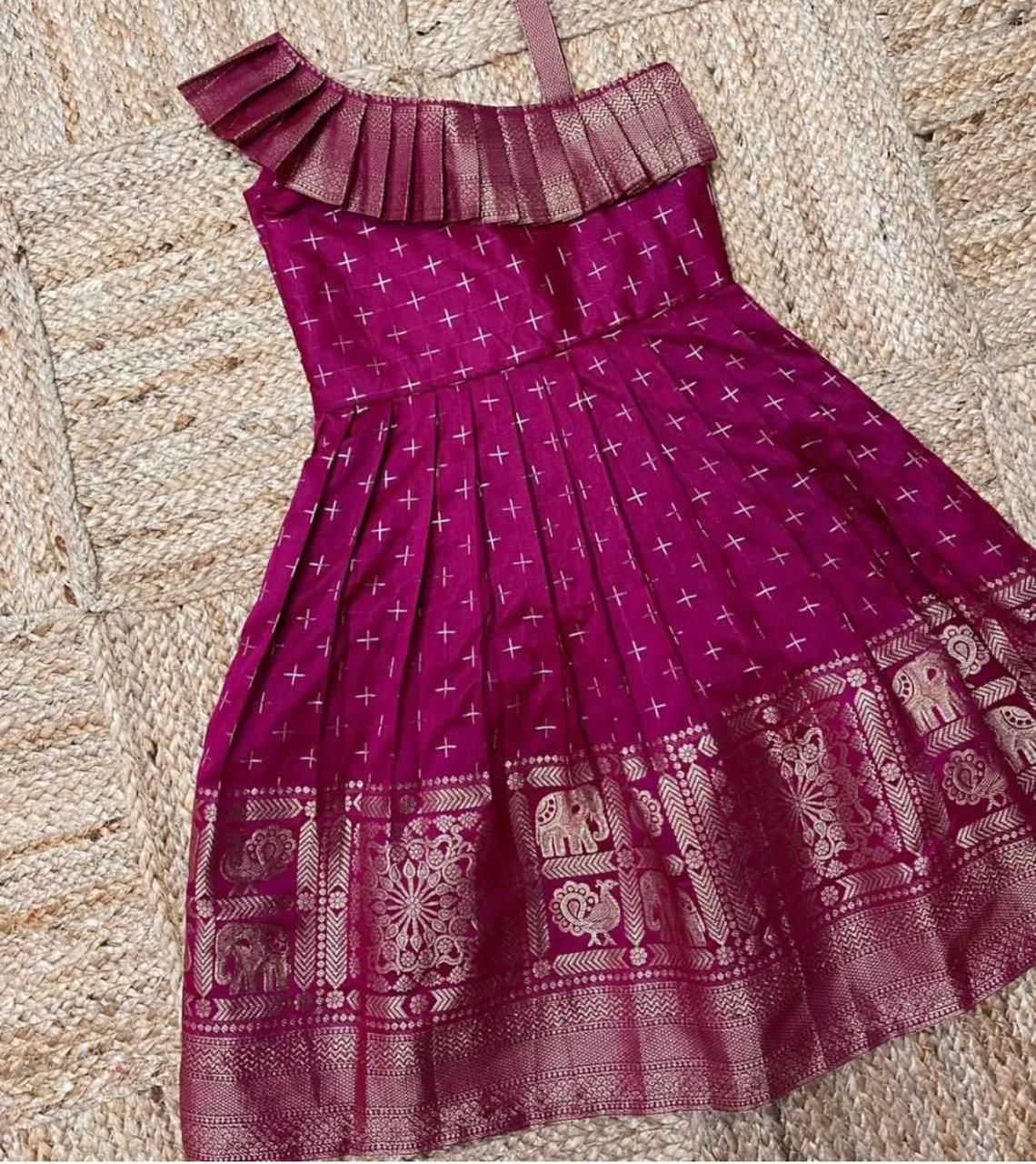 Jacquard Kids Gown