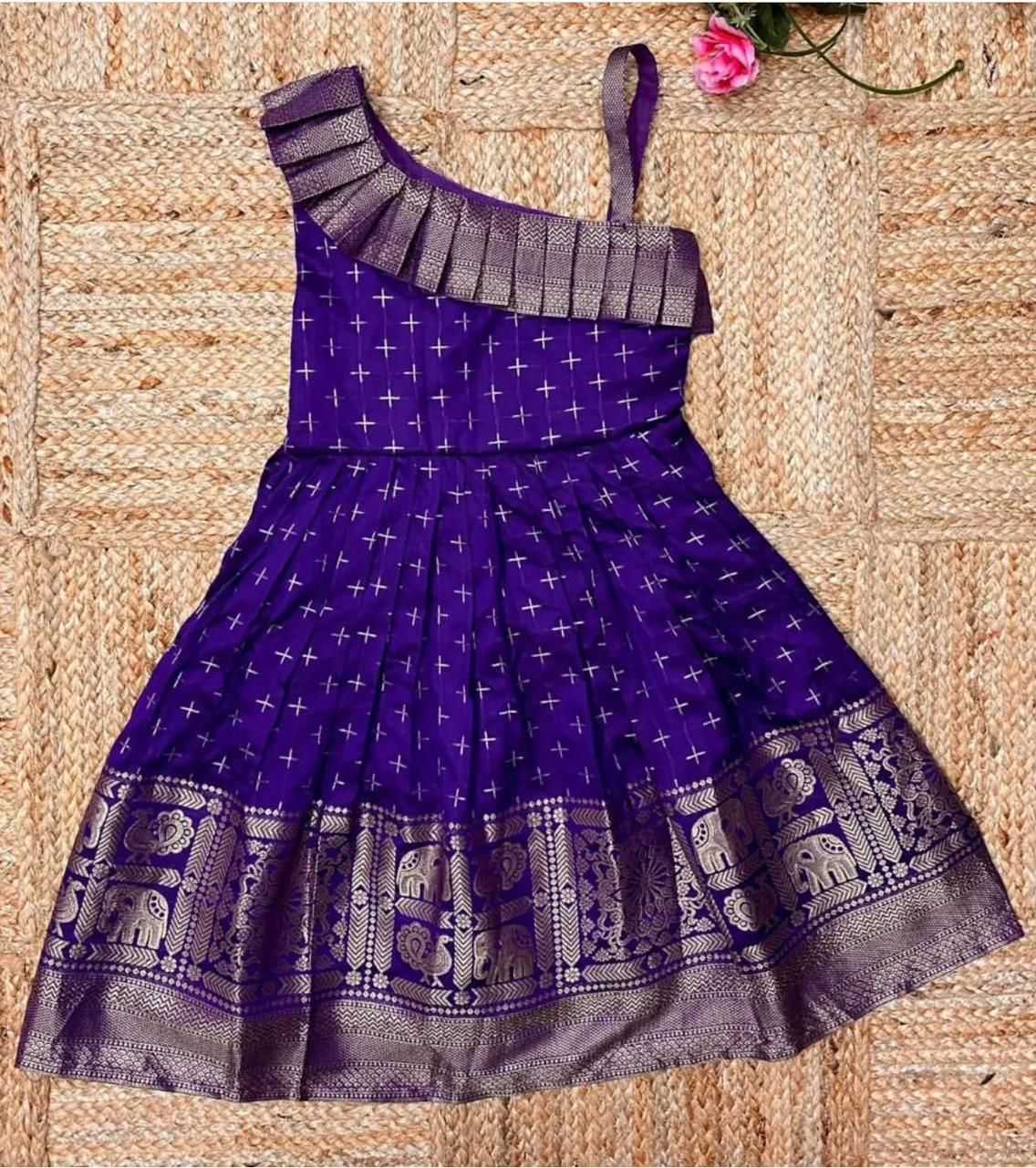 Jacquard Kids Gown