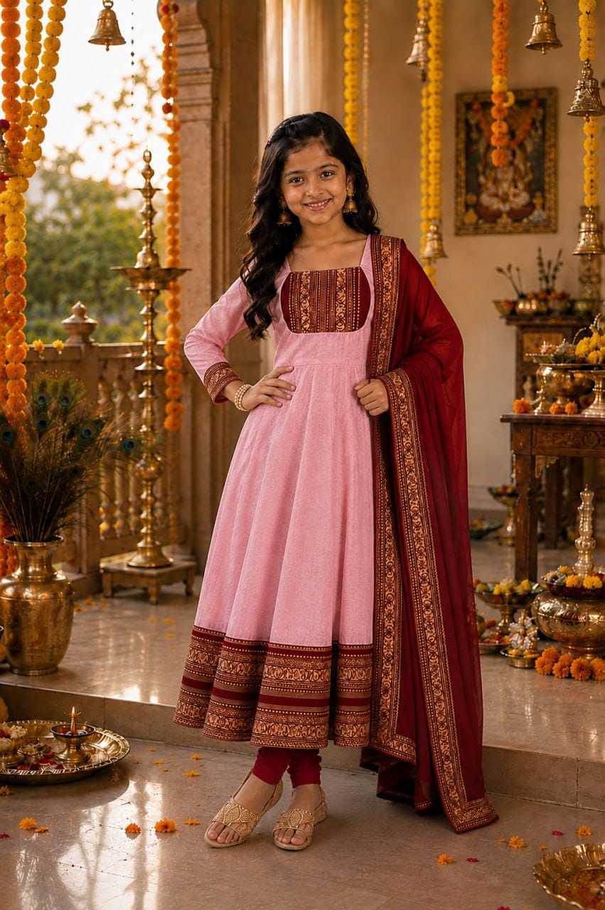 Riya Cotton Kids Gown