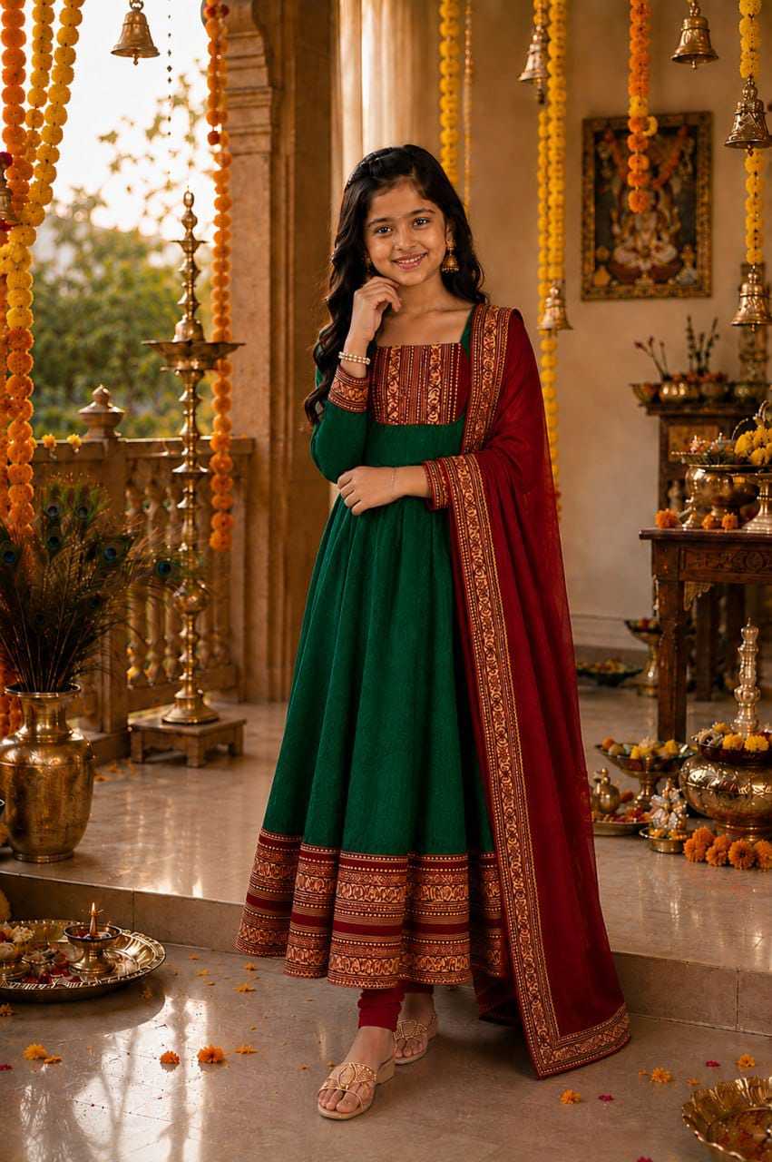 Riya Cotton Kids Gown