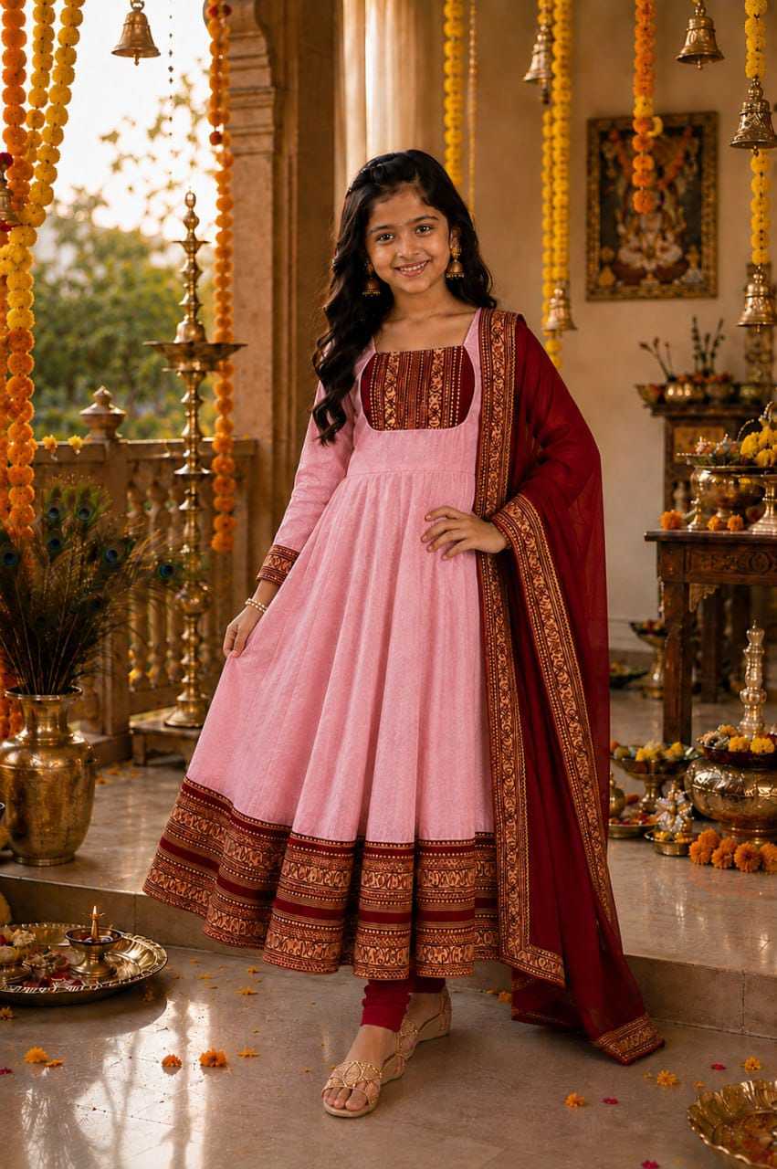Riya Cotton Kids Gown