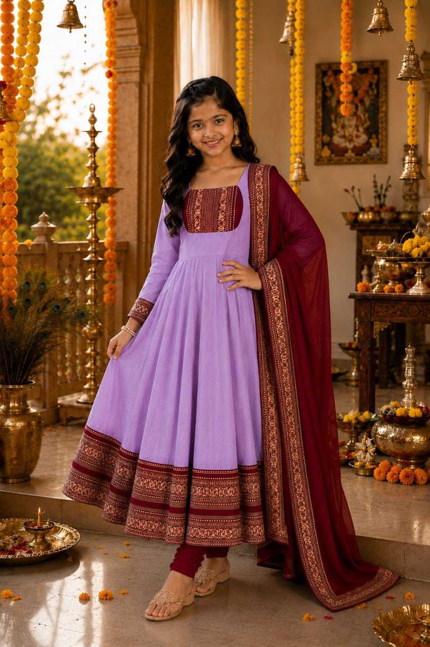 Riya Cotton Kids Gown