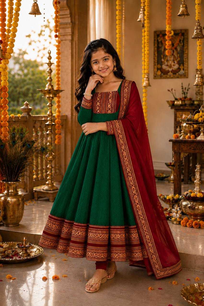 Riya Cotton Kids Gown