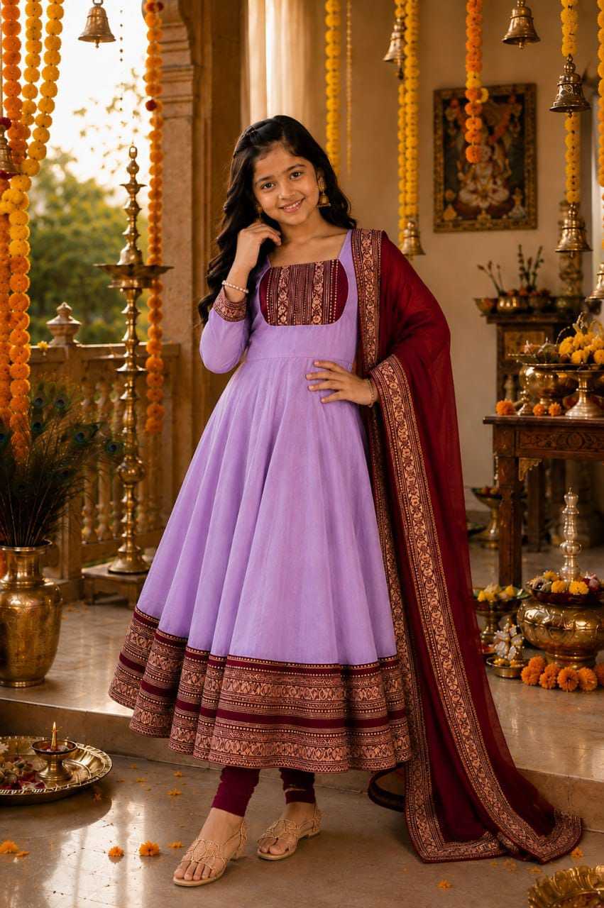 Riya Cotton Kids Gown