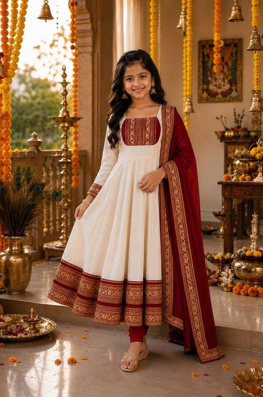 Riya Cotton Kids Gown