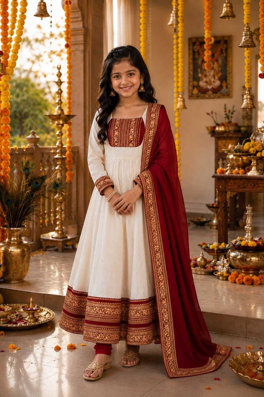 Riya Cotton Kids Gown