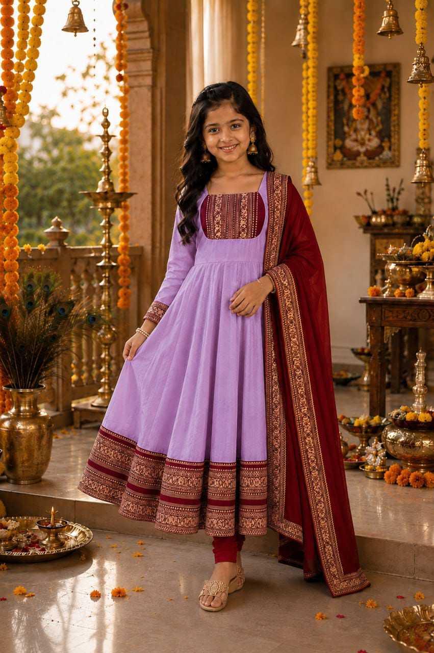 Riya Cotton Kids Gown