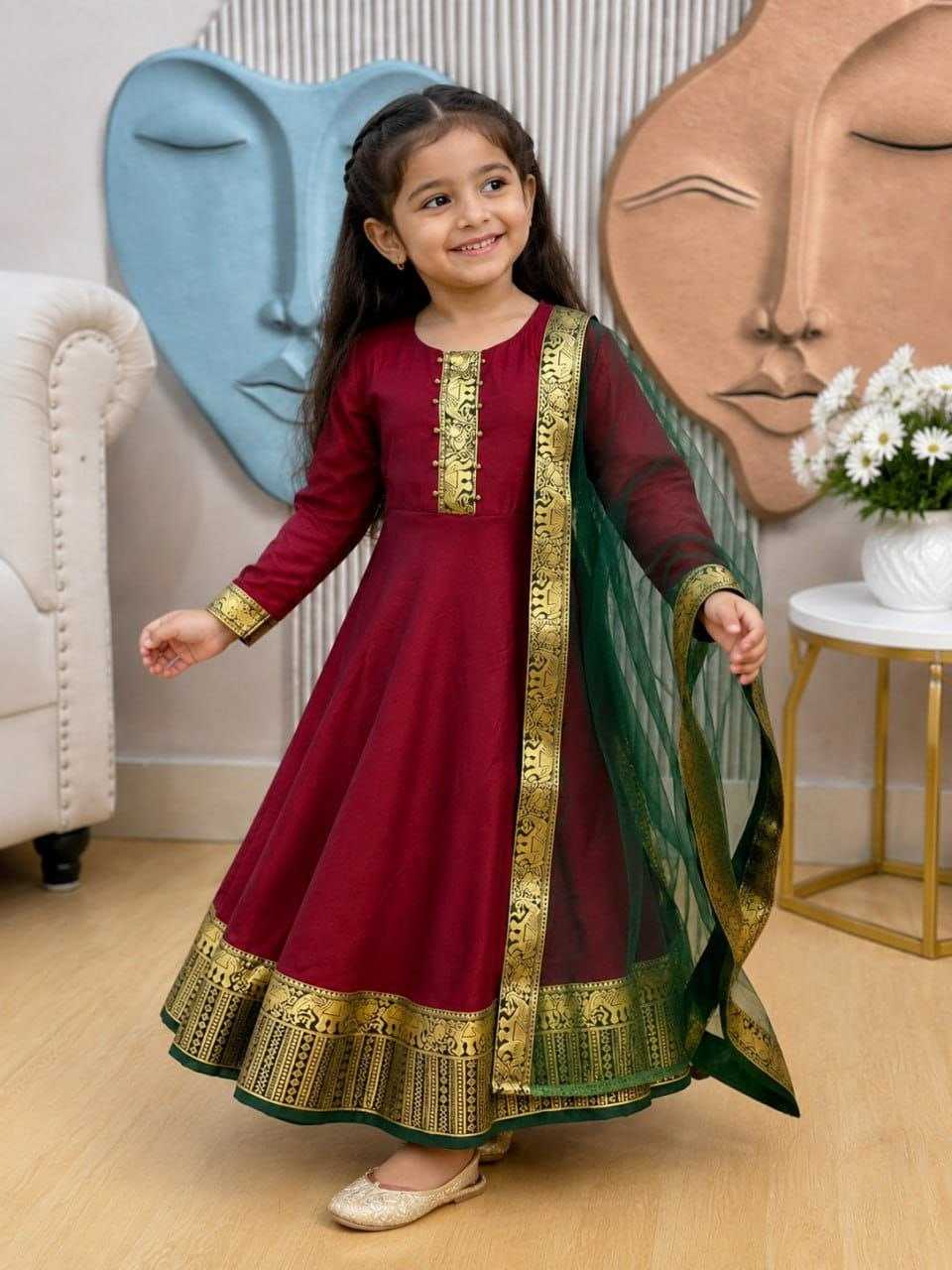 Soumili Cotton Kids Suit