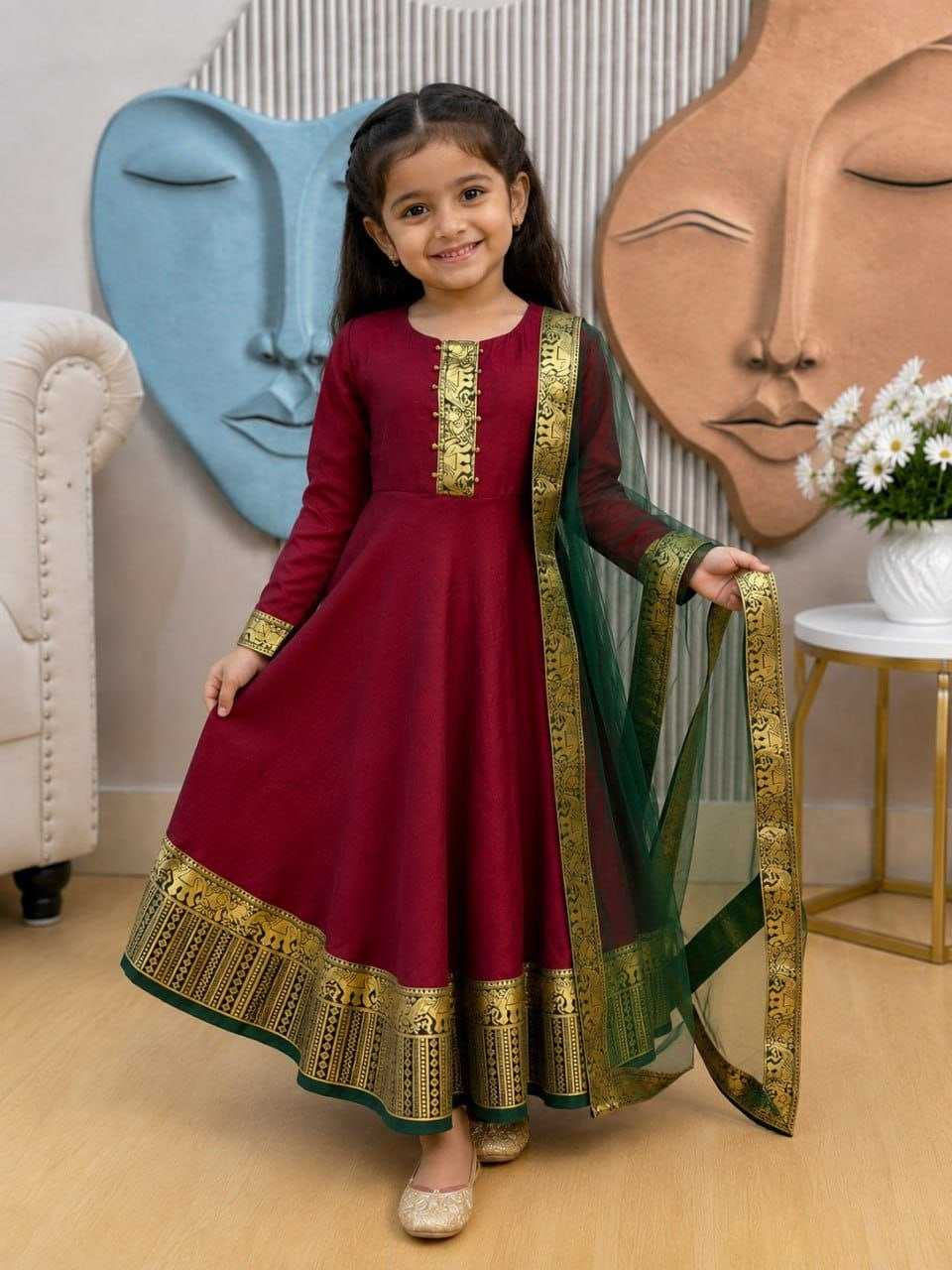 Soumili Cotton Kids Suit
