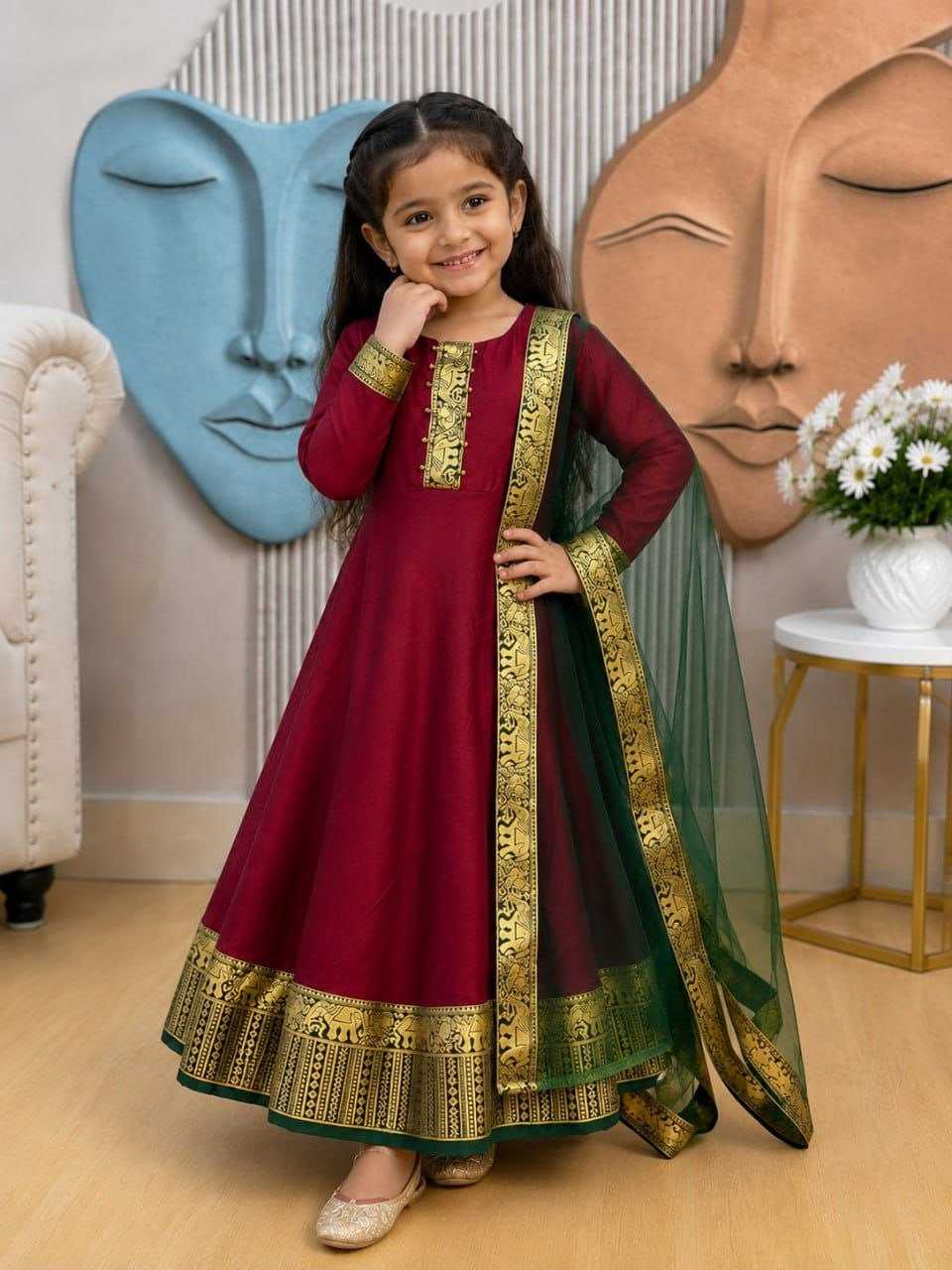 Soumili Cotton Kids Suit