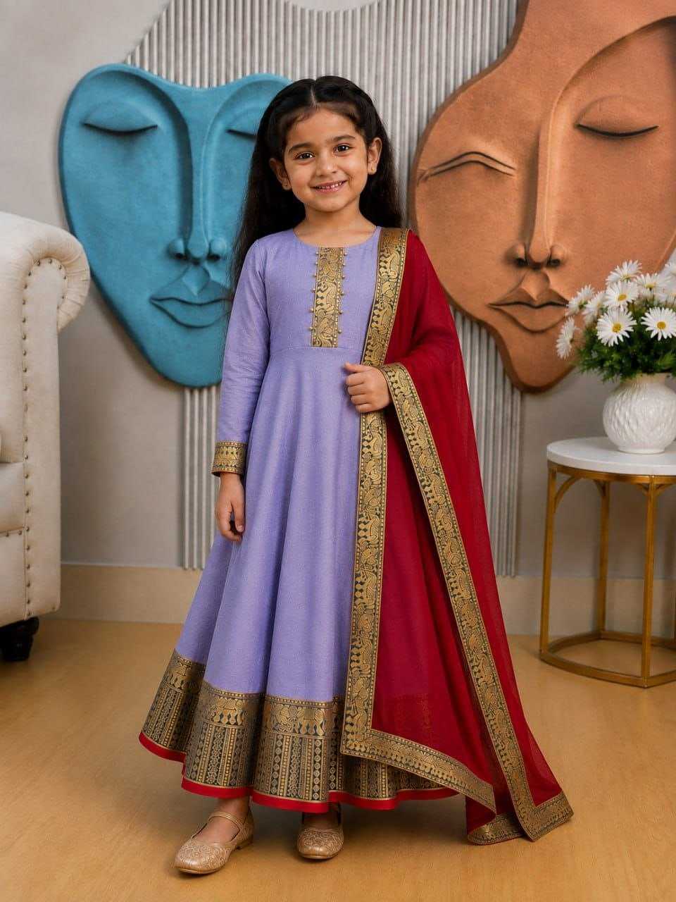 Soumili Cotton Kids Suit