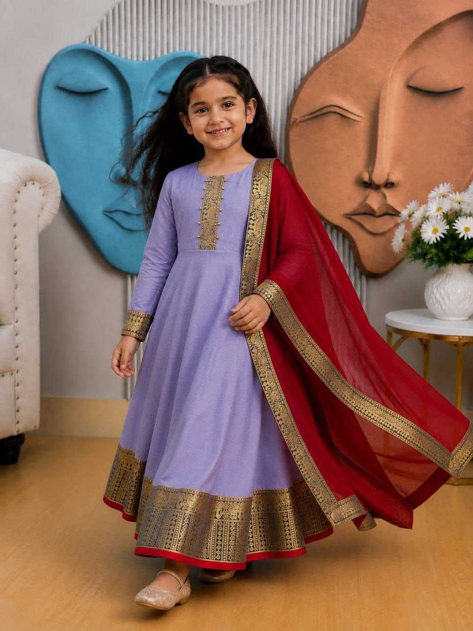 Soumili Cotton Kids Suit