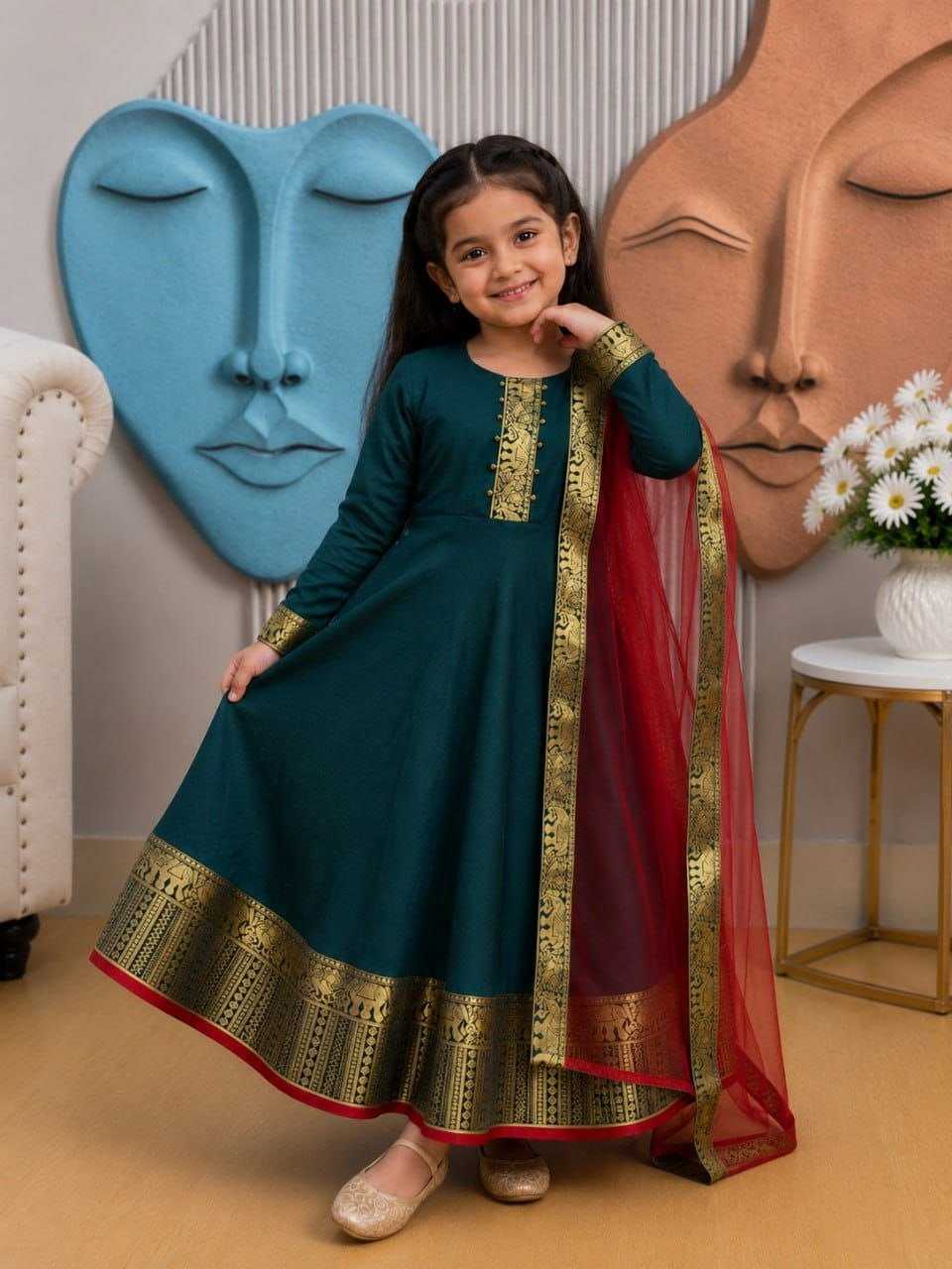Soumili Cotton Kids Suit