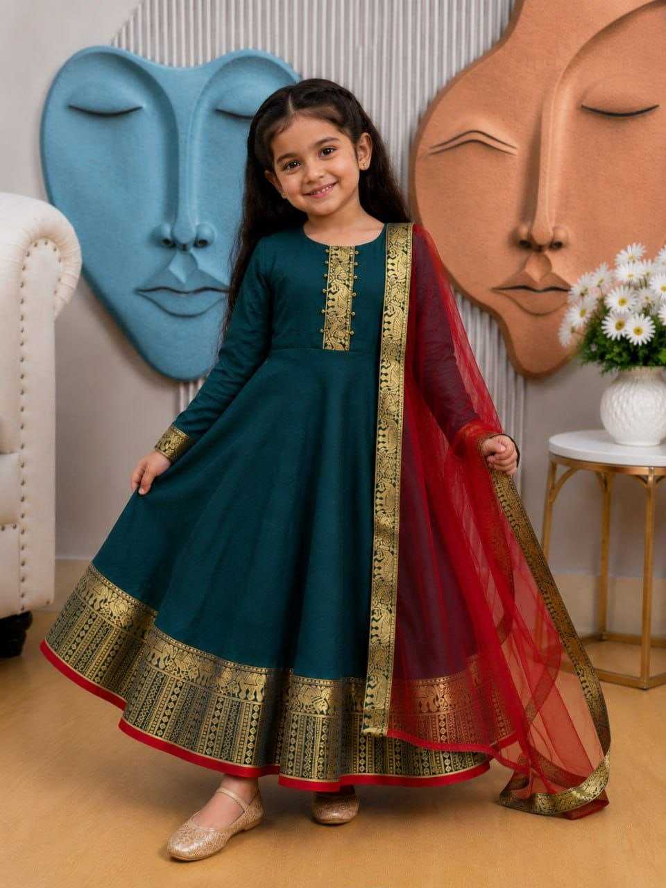 Soumili Cotton Kids Suit