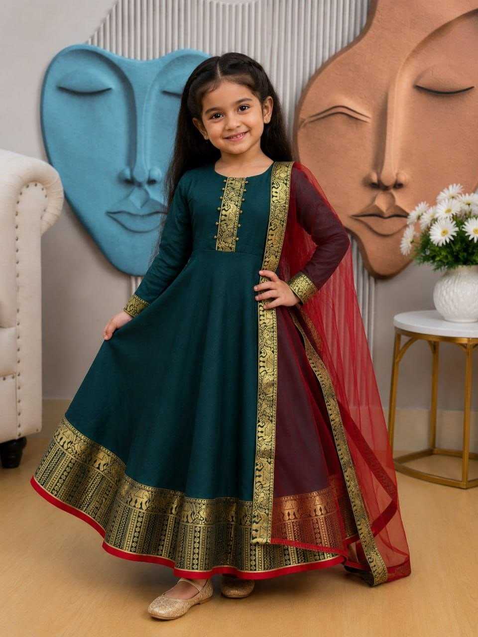 Soumili Cotton Kids Suit