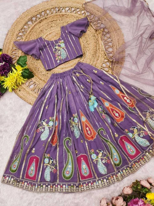 Suhani Georgette Kids Lehenga
