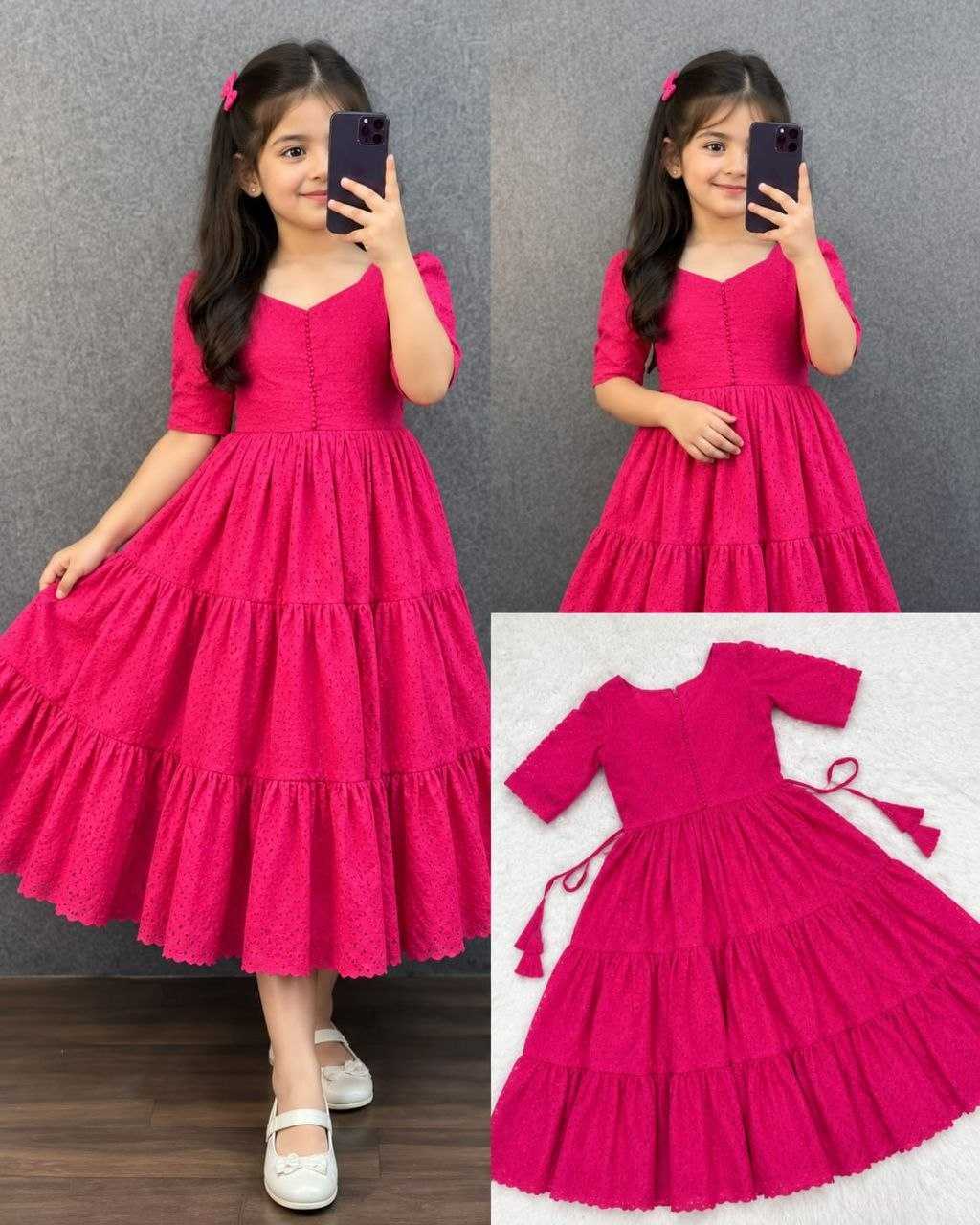 Swarnika Cotton Kids Gown